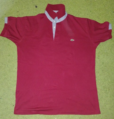 Lacoste men burgundy 100 - lacoste, 100%
