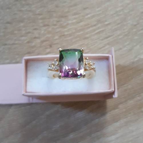 Vermeil pink green - ct,