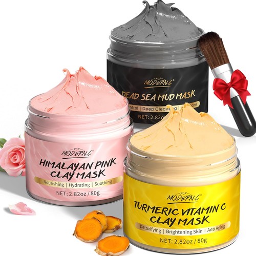 Clay mask kit turmeric - clay,