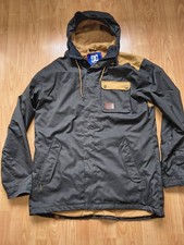 DC Snowboard Jacket Men's XL in Good Condition Black And Mustard