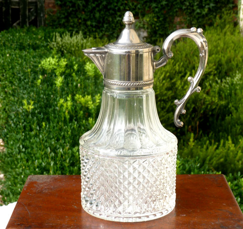 Glass claret jug decanter - claret,