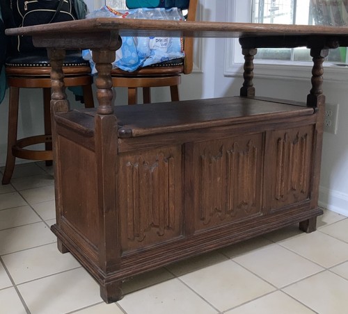 Antique monks bench converts - antique,