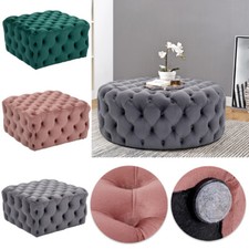 Chesterfield Footstool Plush