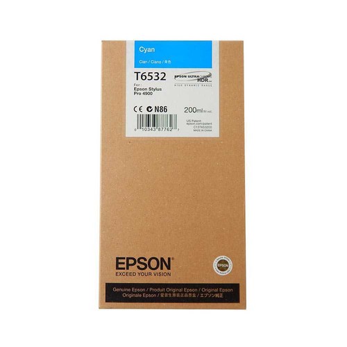 Genuine epson t6532 cyan - epson,