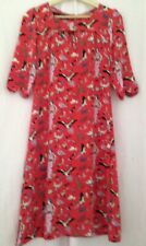 Anami & Janine lightweight patterned orange midi dress, size S