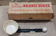 Vintage The Gourmet BALANCE SCALES Boxed Council Industrial Design
