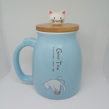 Cat Coffee Mug with 3D Head