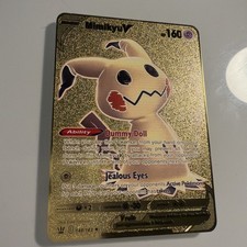 MimikyuV Gold Metal Pokémon
