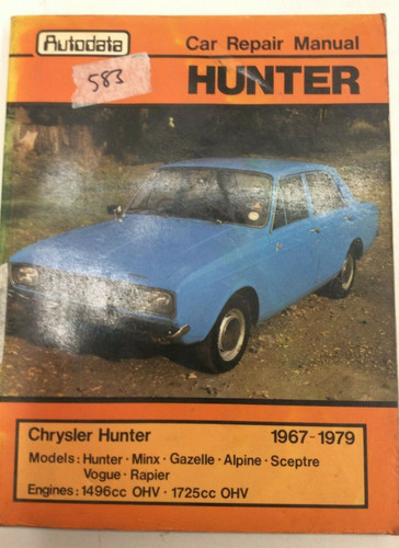 Chrysler hunter 1967 1979 - hunter, -1979