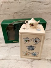 Ringtons Wade The Heritage Collection Teapot Caddy in original box