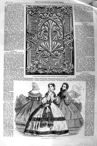 Old antique print 1860 - antique,