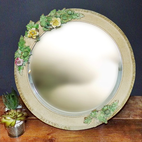 Barbola mirror vintage large - mirror,