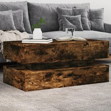 Smoked Oak Coffee Table with
