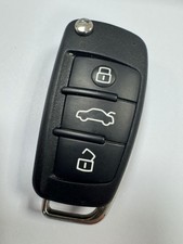 GENUINE AUDI 3 BUTTON REMOTE FLIP KEY FOB A3 S3 TT ETC TESTED 8V0837220D !