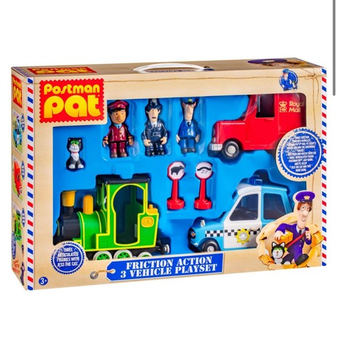 Postman pat friction action - action, 3