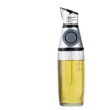 Glass Oil/Vinegar Measure Pourer Dispenser Bottle Kitchen Cooking BBQ Drip free