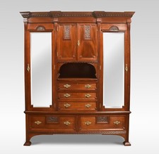 Carved Mahogany Compactum