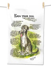 Lurcher Tea Towel - Lurchers -
