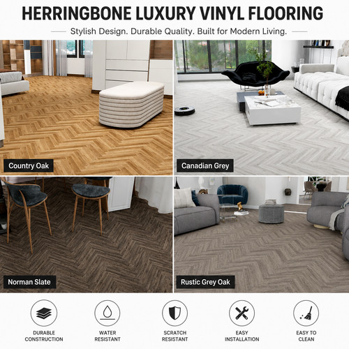 Spc vinyl herringbone click - vinyl,