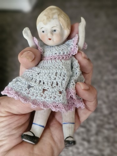 Antique bisque doll - antique,