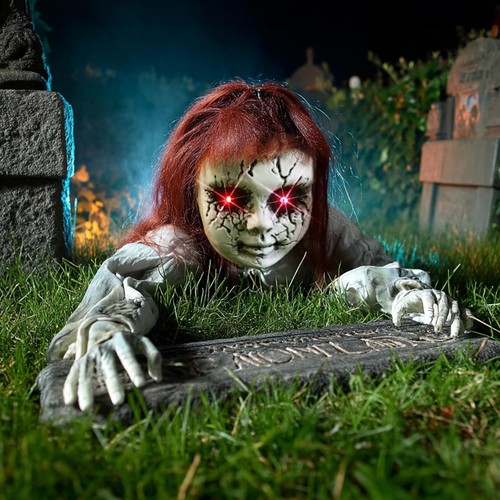 Crawling zombie doll - crawling,
