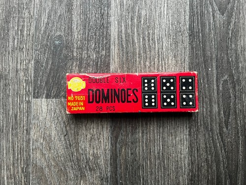Vintage dominoes domino set - dominoes,