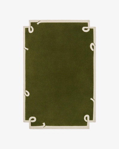 Hand tufted wool - rug, ft