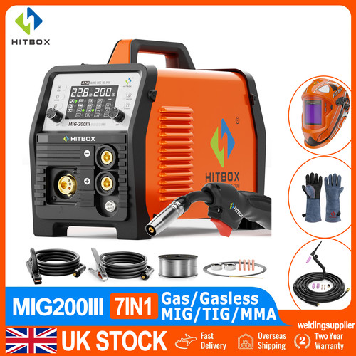 Hitbox 7in1 gas gasless mig - gas/gasless,