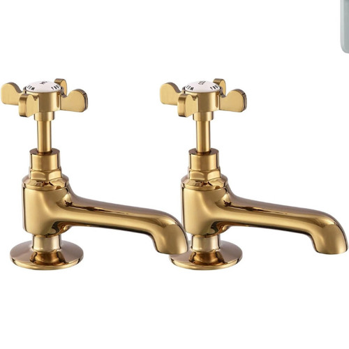 Basin pillar taps - basin, pair