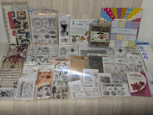 Crafting job lot rubber - lot,