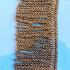 5m of 12cm (4.5'') Antique Gold Bullion Fringe Trim