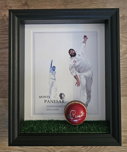 Monty panesar signed england - signed,