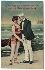 Romantic Vintage Postcard