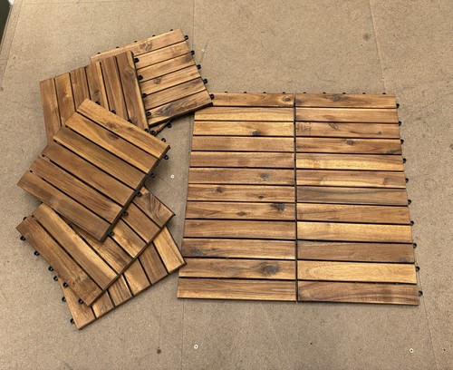 Wooden decking tiles 10 - wooden,