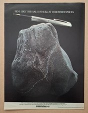 Waterman Concorde pen Original UK Press Advert 1974
