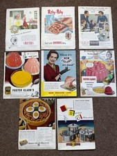 8 x Vintage Magazine Adverts