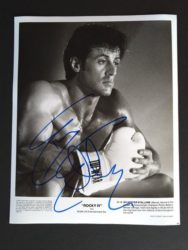 Sylvester stallone signed - stallone,