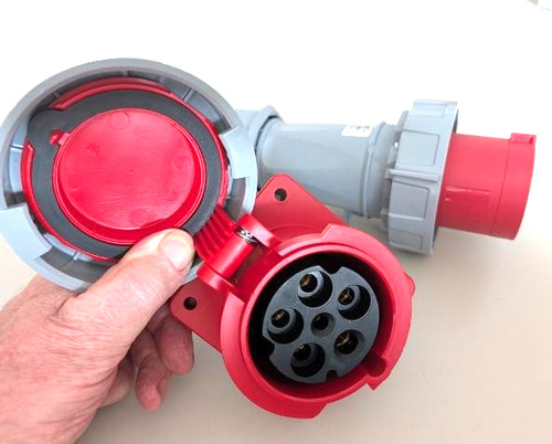 Amp pin red flange - 63,