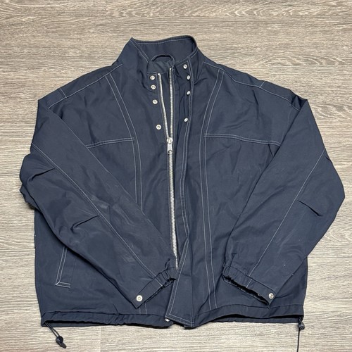 Zara windbreaker navy - zara,