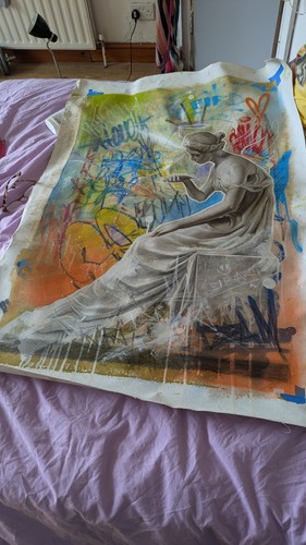 Oil canvas painting - canvas,