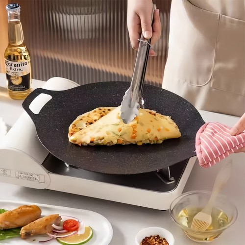 Non stick round griddle grill - round,