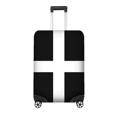 Cornish Flag Cornwall Suitcase Cover Travel Gift Stretch Luggage Protector Size