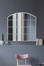 Mirroroutlet White Arched