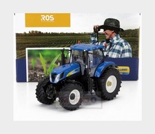 1:32 ROS New Holland T7070 Tractor 2018 Blue RS301269 Model