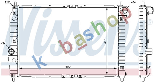 Right left engine radiator - right,