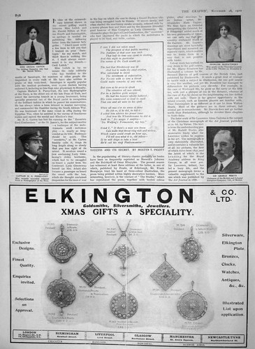 Original old antique print - old,