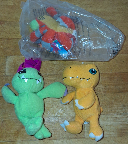 Digimon plush mcdonald - digimon, mcdonald's