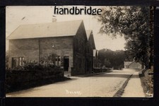 Belsay, Village View - north west of Ponteland - real photographic postcard
