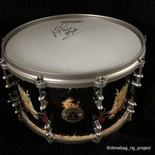 Vinnie Paul Signed Signature Snare Drum DDrum Pantera Damageplan Hellyeah
