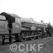 Railway   B/W  Negative      6x6cm   GWR  6028  Cardiff  1962.